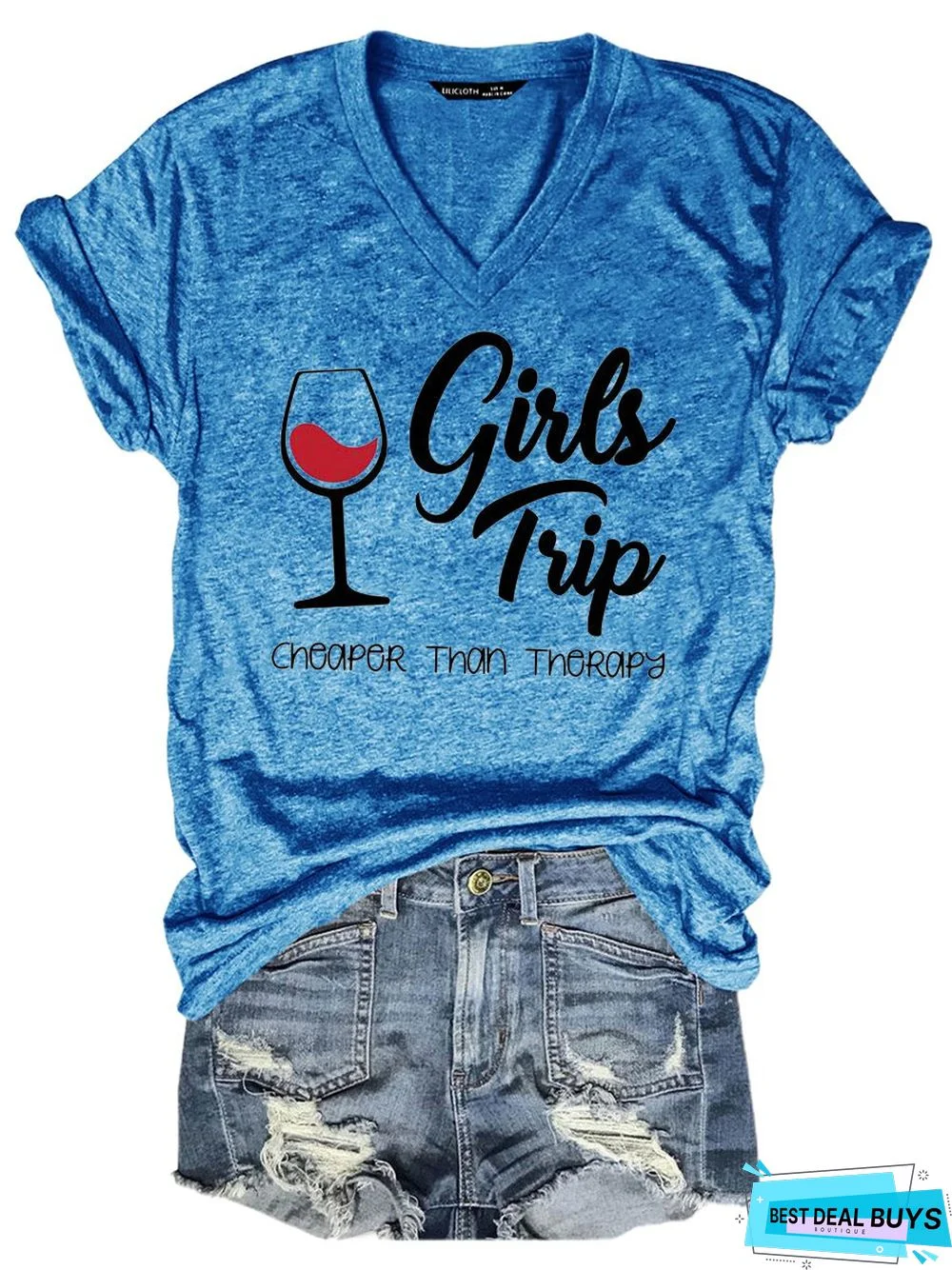 Girl's Trip Cheaper Than Therapy Women's T-Shirt