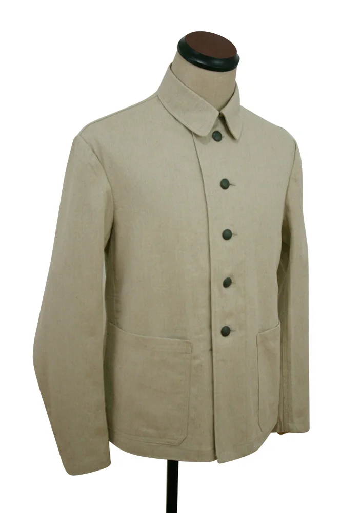   Elite German Summer HBT Off-White Drill Service Tunic German-Uniform