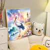 Diamond Painting -DIY Round Drill Egret(40x40cm)