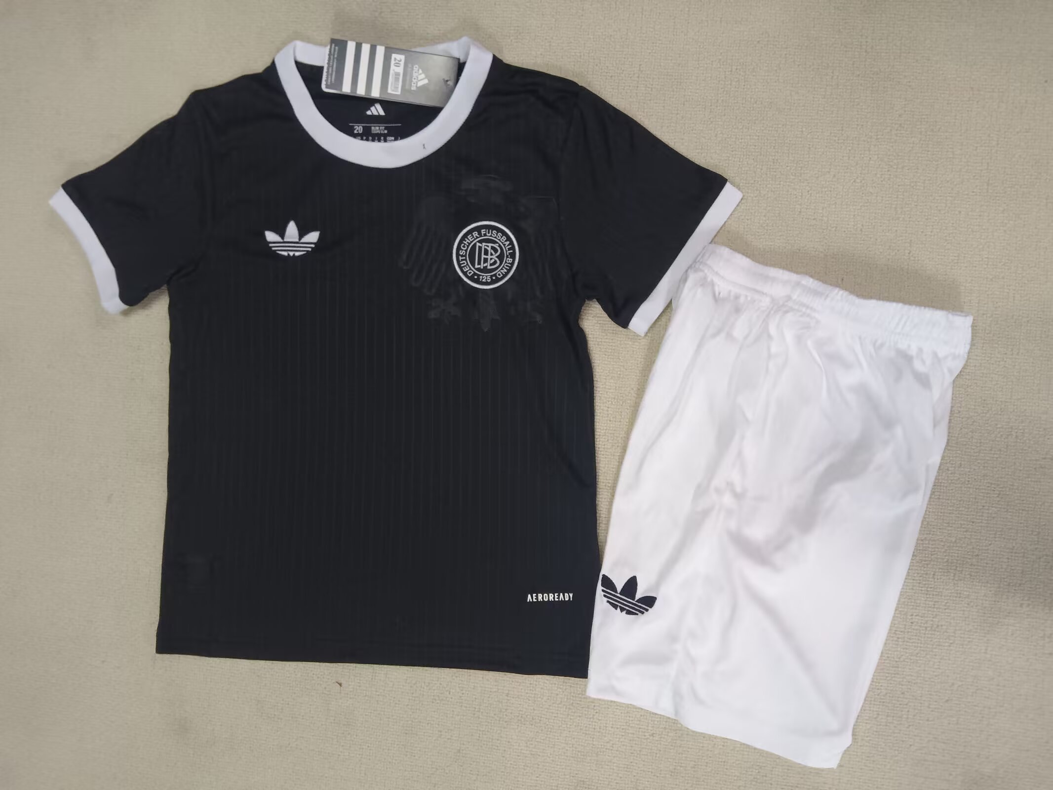 2024 Germany 125th Anniversary Edition Kids Kit Soccer Jersey Thai Quality