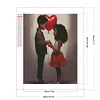 Diamond Painting -5D Full Square Drill Valentines Day Couple(35x45cm)