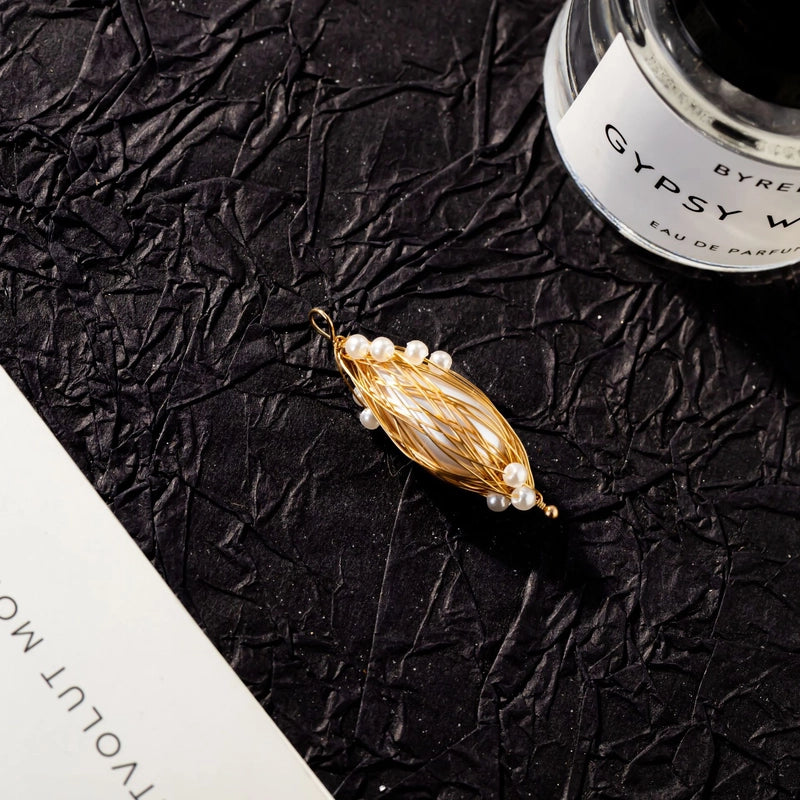 10 PCS/Package Copper Geometric Pendant Jewelry Accessories