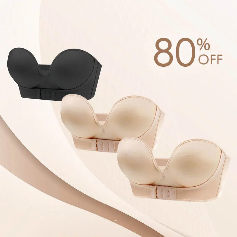 🔥Last Day 70% OFF🔥-Invisible strapless non-slip sexy no steel ring tube top