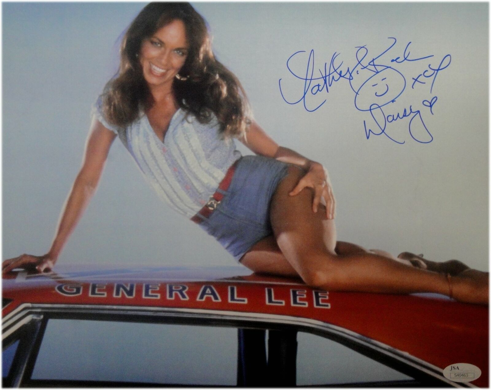 Catherine Bach Signed autographed 10x13 Photo Poster painting Daisy Duke General Lee JSA