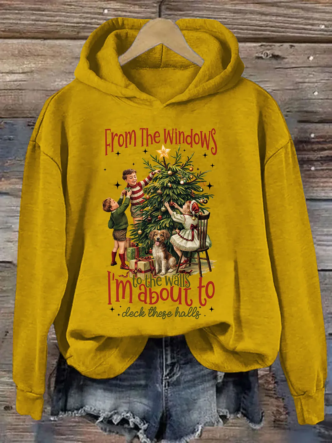 From The Windows To The Walls I'm About To Deck These Halls Hoodie