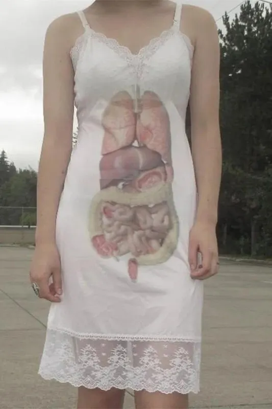 Y2K Emo Sleeveless Print Mini Dress