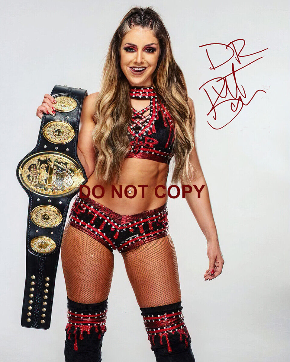 AEW - Dr. Britt Baker - Autographed Signed 8 x10 Photo Poster painting (World Champion) Reprint