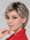 Silver Gray Realistic Fluffy Fashion Wig