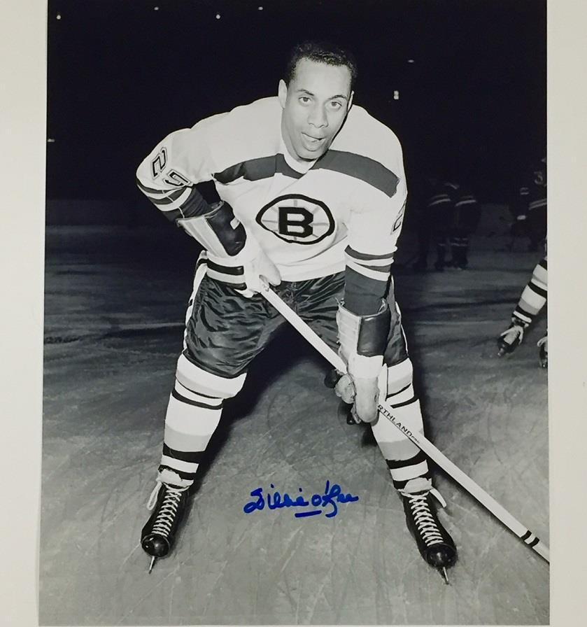 WILLIE O'REE Autograph BOSTON BRUINS Signed 8x10 Photo Poster painting #2 w/ OC COA + Hologram