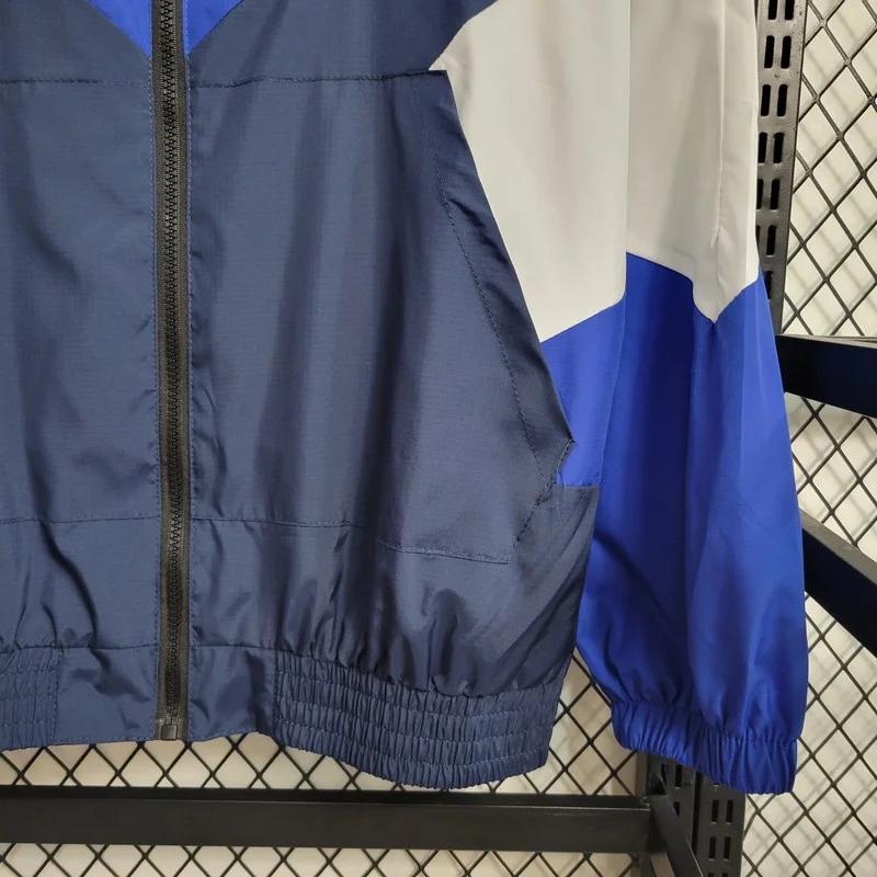 2023/2024 Chelsea Windbreaker Blue And White Jersey