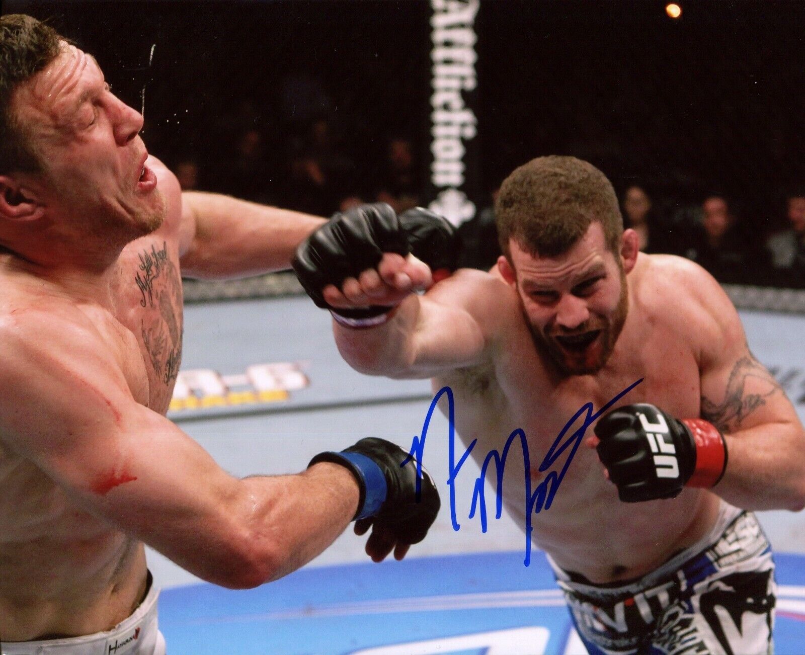 Nate Marquardt UFC Autographed Signed 8x10 Photo Poster painting CFS COA Strikeforce Bellator