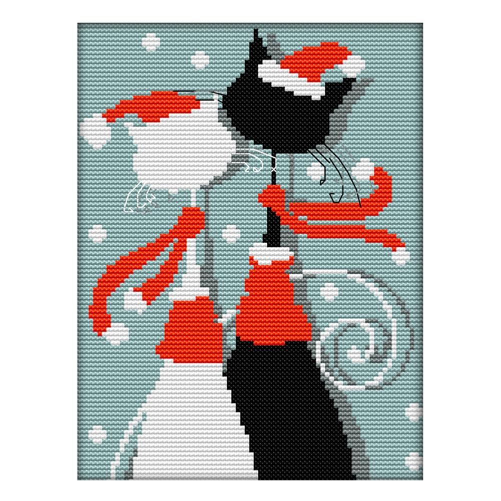 

Merry Christmas - 14CT Stamped Cross Stitch - 19*26cm, 501 Original