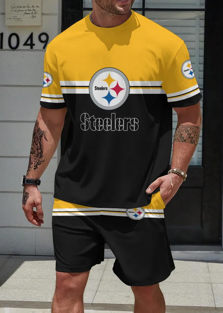 Pittsburgh Steelers Limited Edition Top And Shorts Two-Piece Suits
