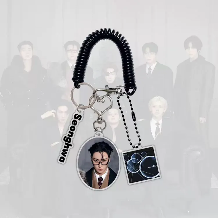 ATEEZ GOLDEN HOUR カラビナ キーチャーム ソンファ Ateez Golden Hour Part 4 Members Album Keychain