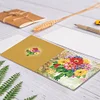 8pcs DIY Partial Drills Diamond Painting Greeting Cards Thanks Postcards Party Gifts