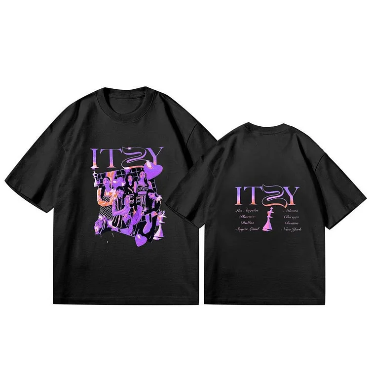 ITZY CHECKMATE Mini Album Photo T-shirt