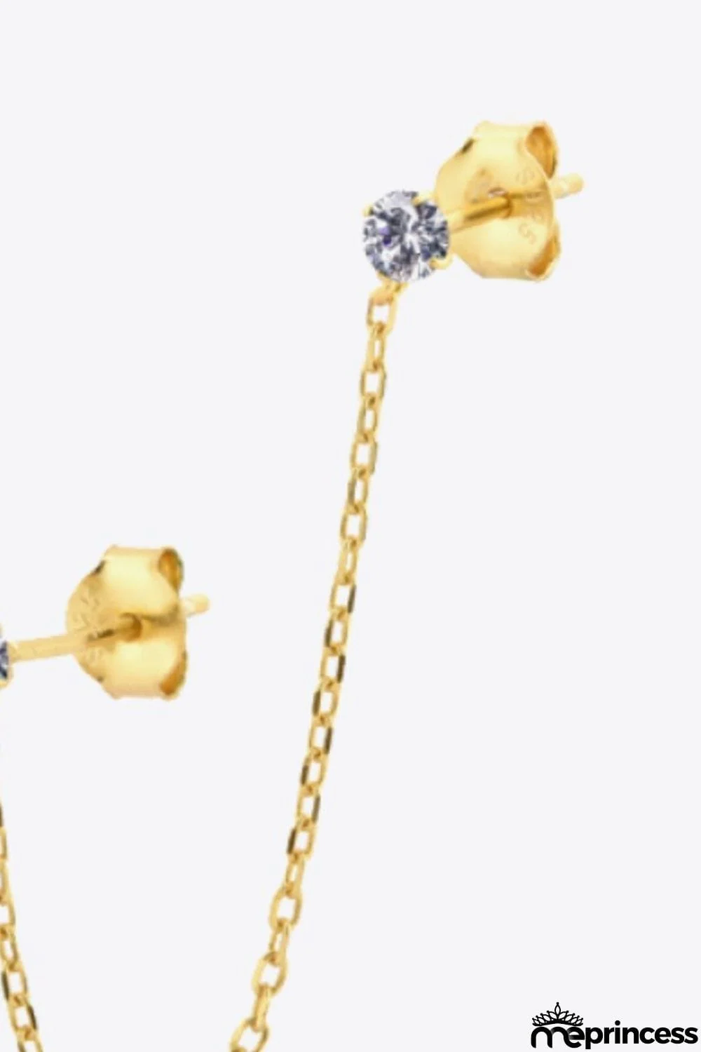 925 Sterling Silver Single Double-Piercing Earring