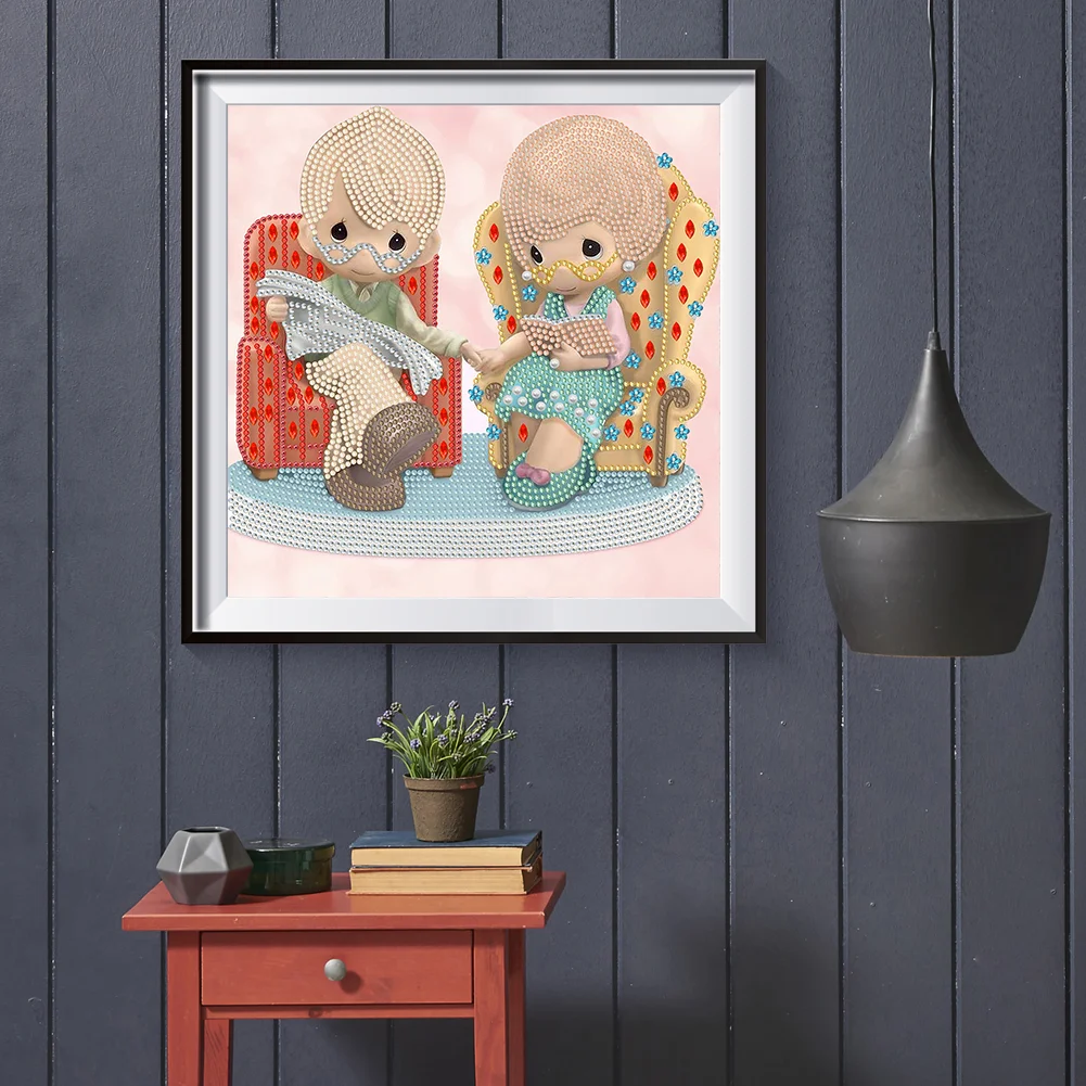 Diamond Painting - Partial Special Shaped Drill - Rare Memory Dolls(30*30cm)