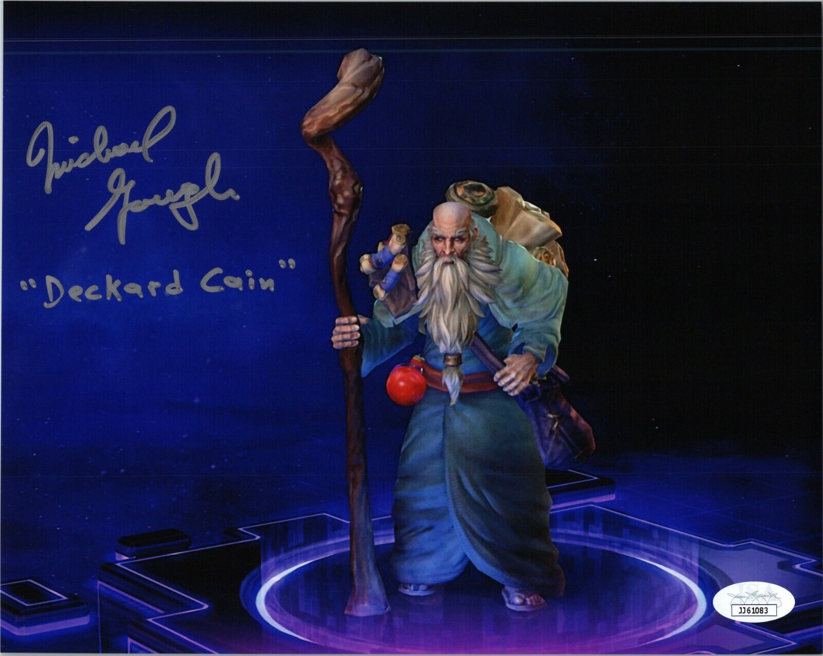 MICHAEL GOUGH Authentic Hand-Signed DIABLO - Deckard Cain