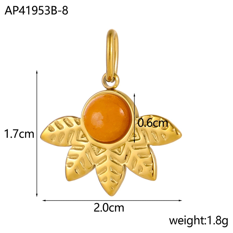 1 Piece 20 * 10mm 304 Stainless Steel Oval Pendant Jewelry Accessories