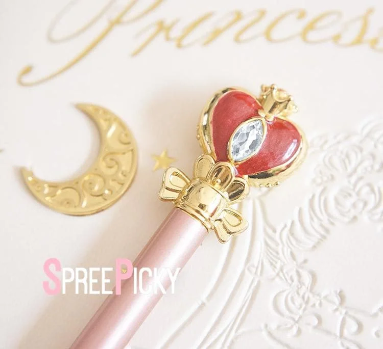 Sailor Moon Spiral Heart Moon Rod Pen/Serenity Schedule Plan Book SP1711254/SP1711255