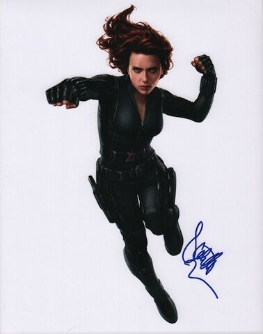 Scarlett Johansson (Captain America: The Winter Soldier) signed 11x14 Photo Poster painting