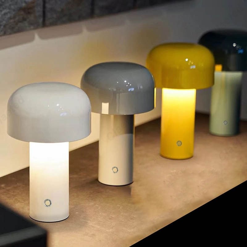 Cordless Minimalist Mushroom Lamp - vzzhome