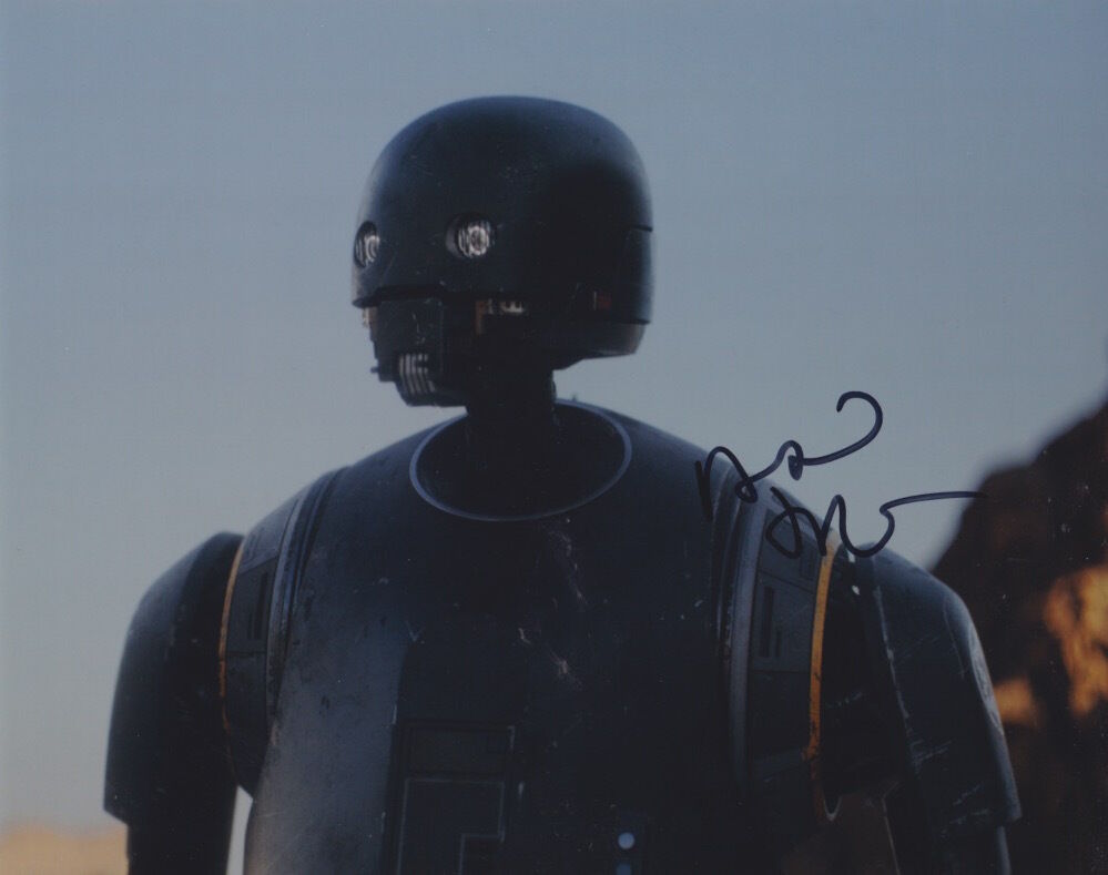 Alan Tudyk K-2SO (Star Wars Rogue One) signed 8X10 Photo Poster painting