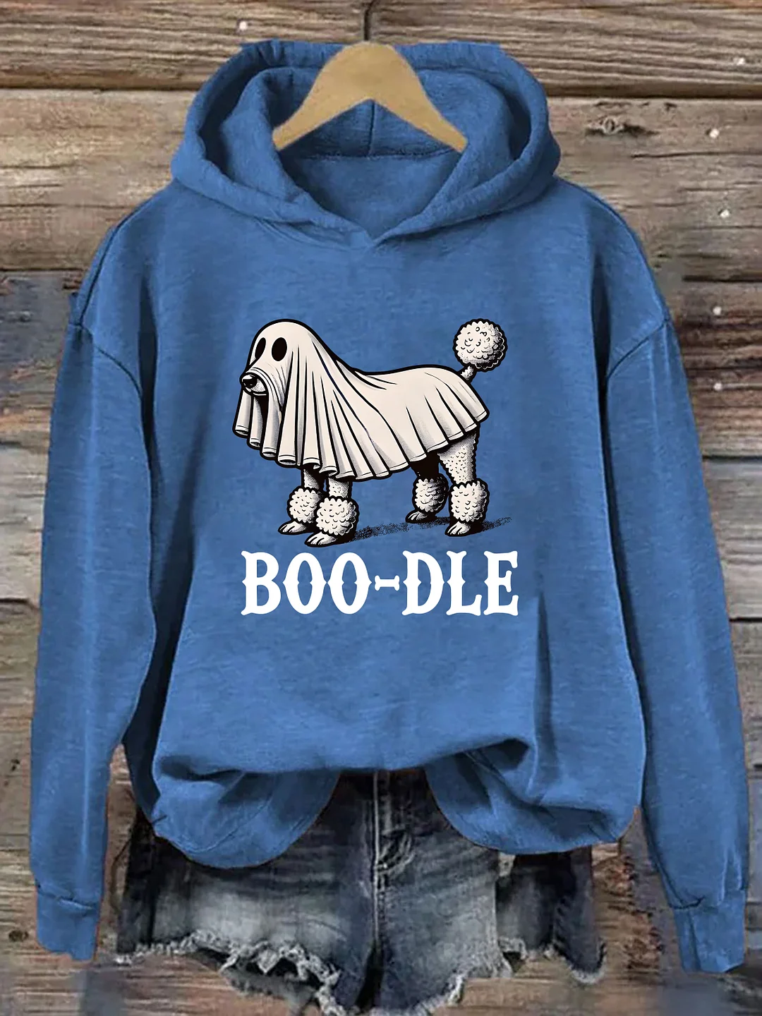 Funny Halloween Ghost Dog Hoodie