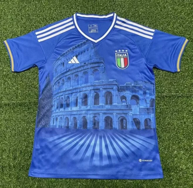 23/24 Italy Special Edition Blue Football Jersey Thai Quality