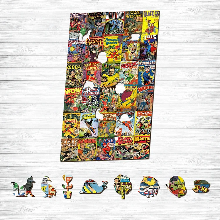 Ericpuzzle™ Ericpuzzle™Comics Collection Wooden Puzzle