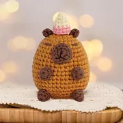 MeWaii MeWaii® Crochet Egg Shaped Capybara Crochet Kit for