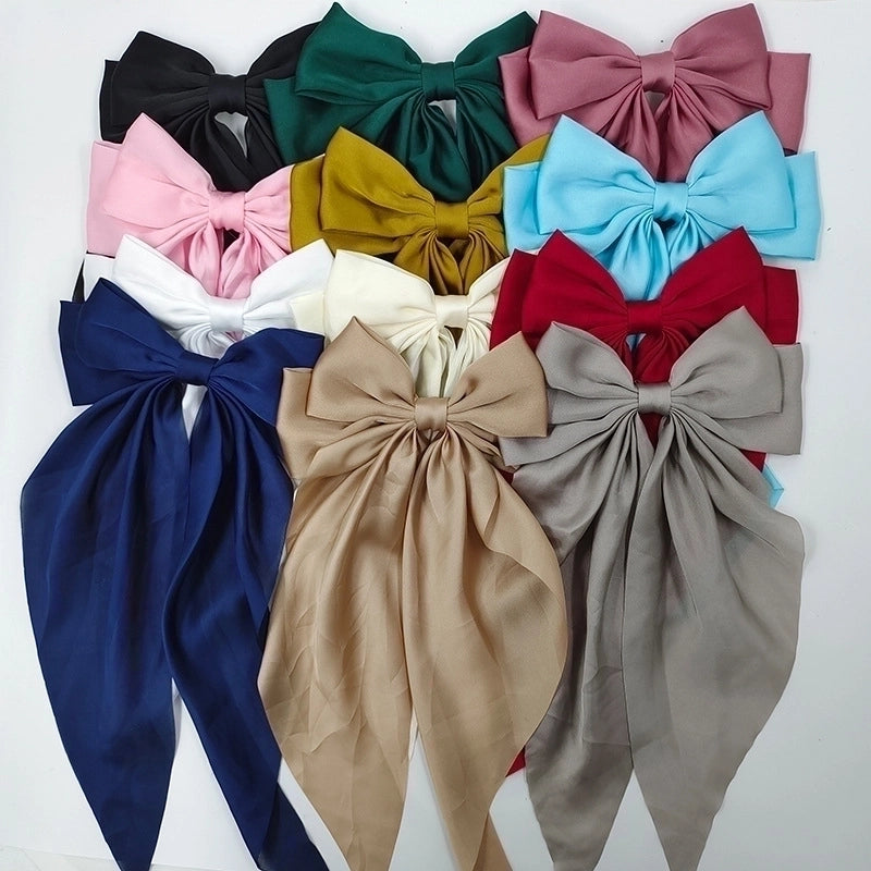Women's Minimalist Bow Knot Cloth Hair Clip