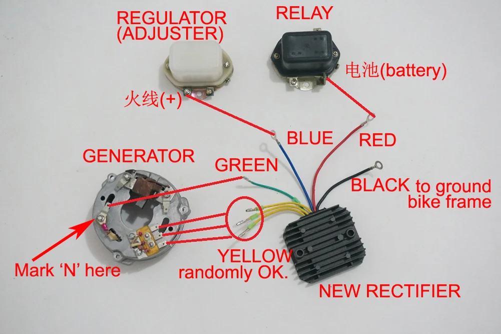 CJ750 New Si Rectifier (commutator)