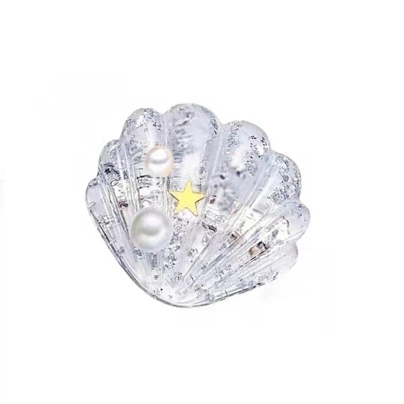 Beach Starfish Plastic Hair Clip