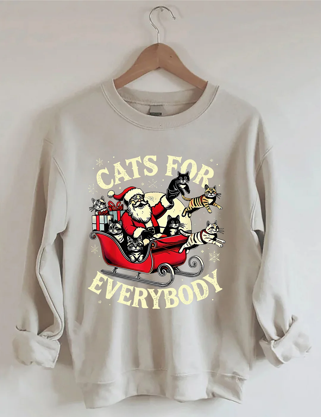 Christmas Cats For Everybody Sweatshirt
