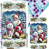 (40*70cm)Santa and Cat - Full Round Drill Diamond Painting