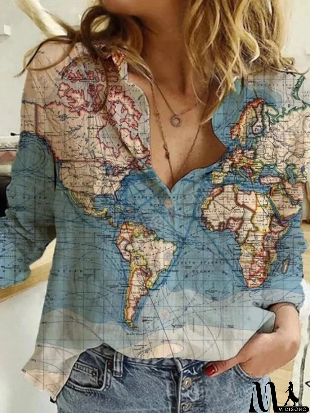 MidiSono - Simple and Stylish winter Blouse