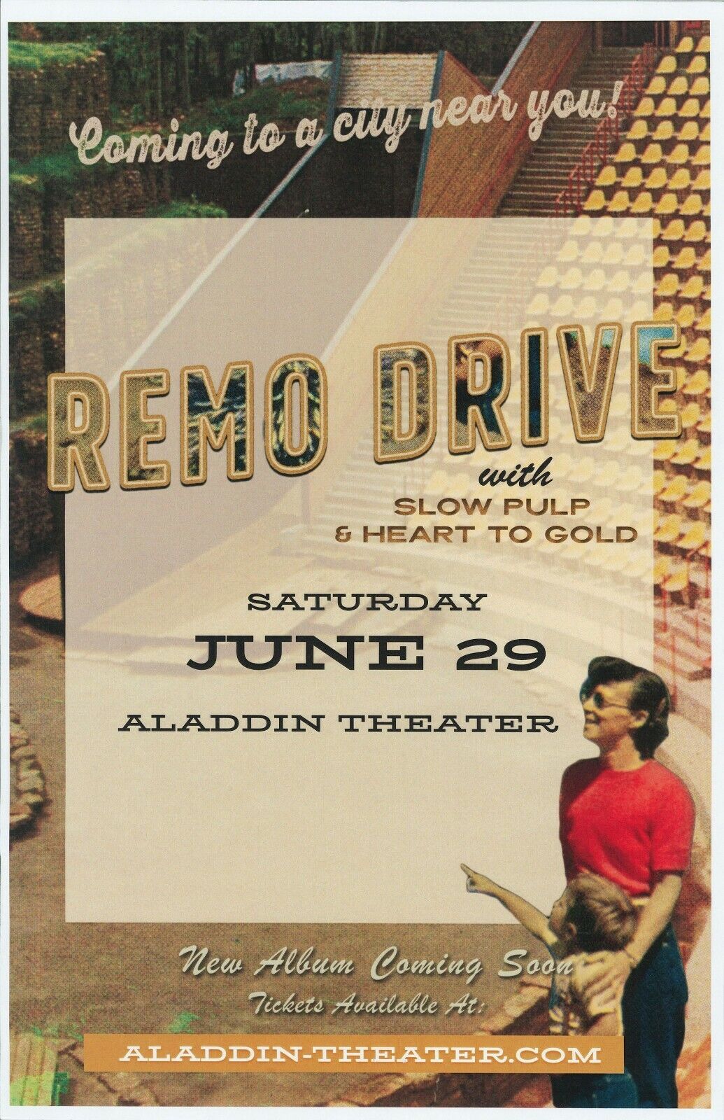 REMO DRIVE 2019 Gig POSTER Portland Oregon Concert