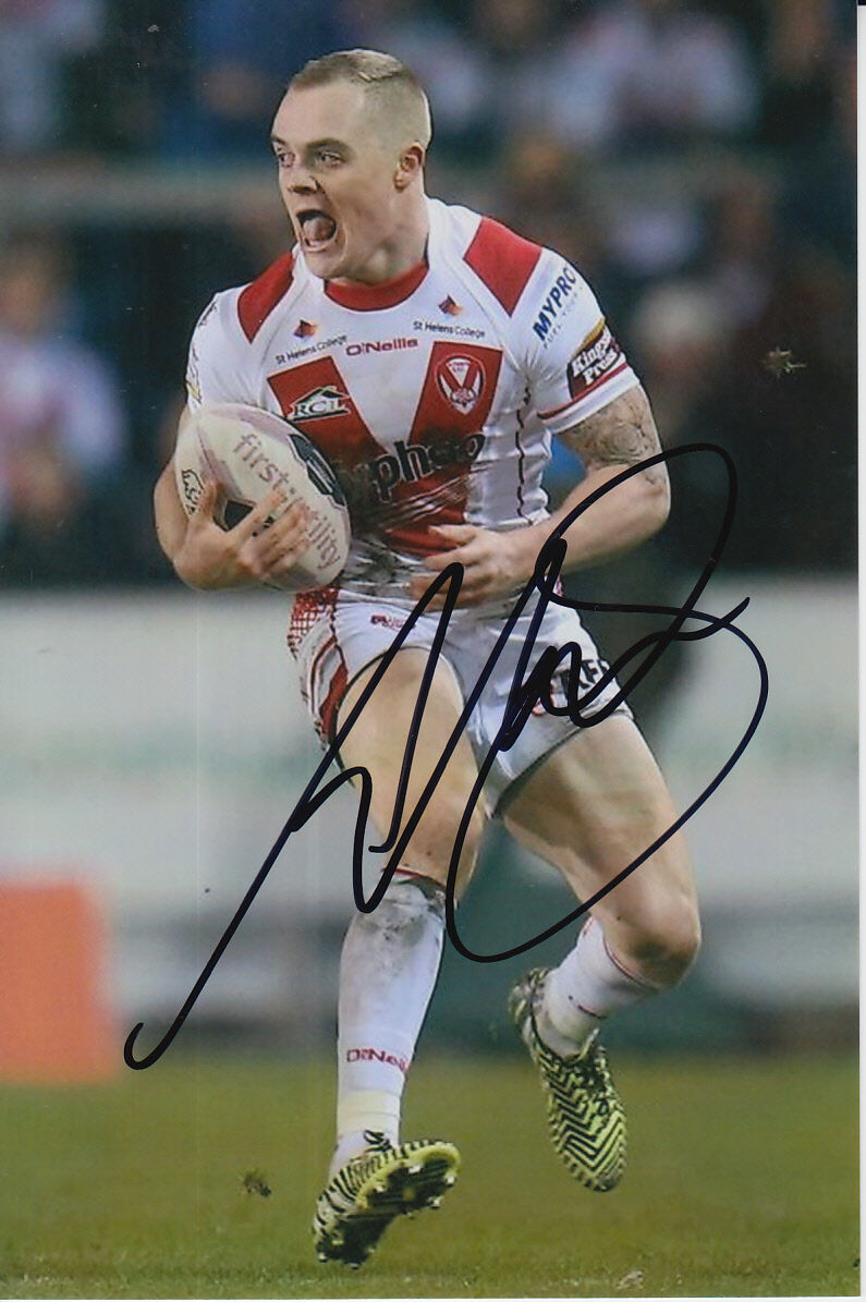 ST HELENS HAND SIGNED ADAM SWIFT 6X4 Photo Poster painting 14.