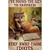 Cat - Metal Tin Signs(8*12Inch/12*16Inch) - Animal
