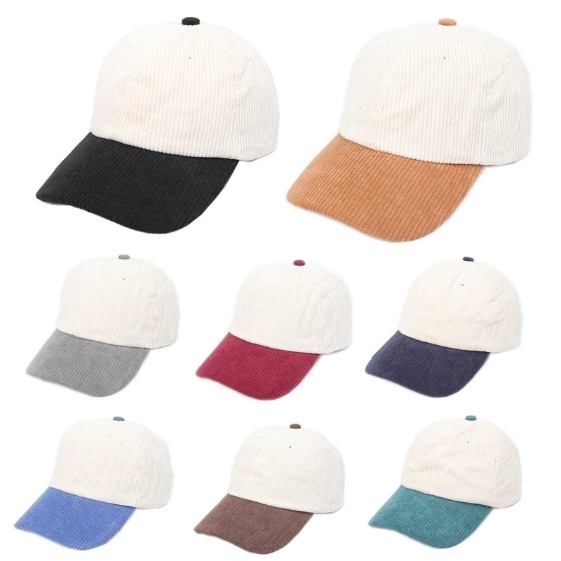 Unisex Ig Style Minimalist Color Block Curved Eaves Baseball Cap