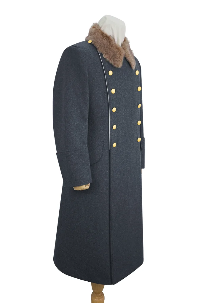   Luftwaffe German General Fur Collar Wool Greatcoat German-Uniform