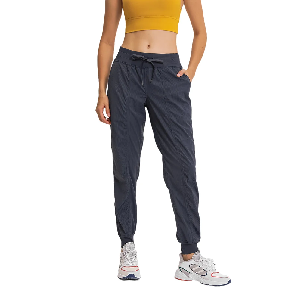 Midnight Blue Drawstring Quick Dry Pocketed Sports Pant