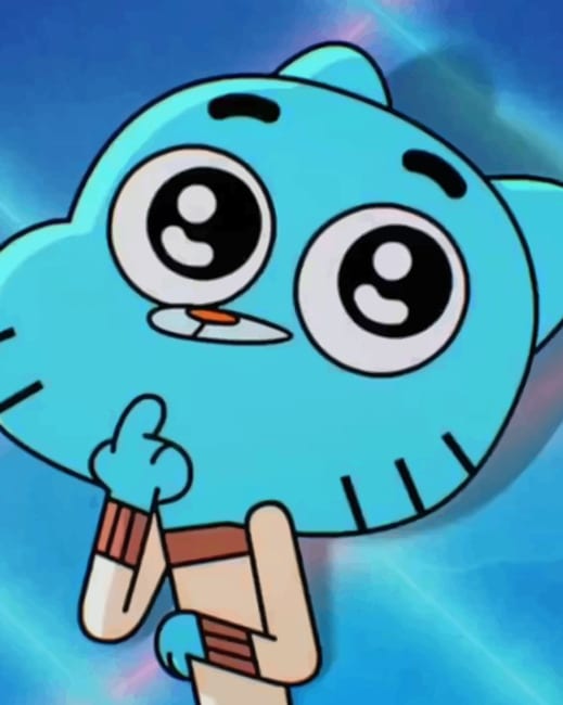 

Gumball Watterson – Paint By Numbers - 40*50CM, 501 Original
