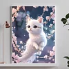 Diamond Painting-DIY Full Round Drill Cat
