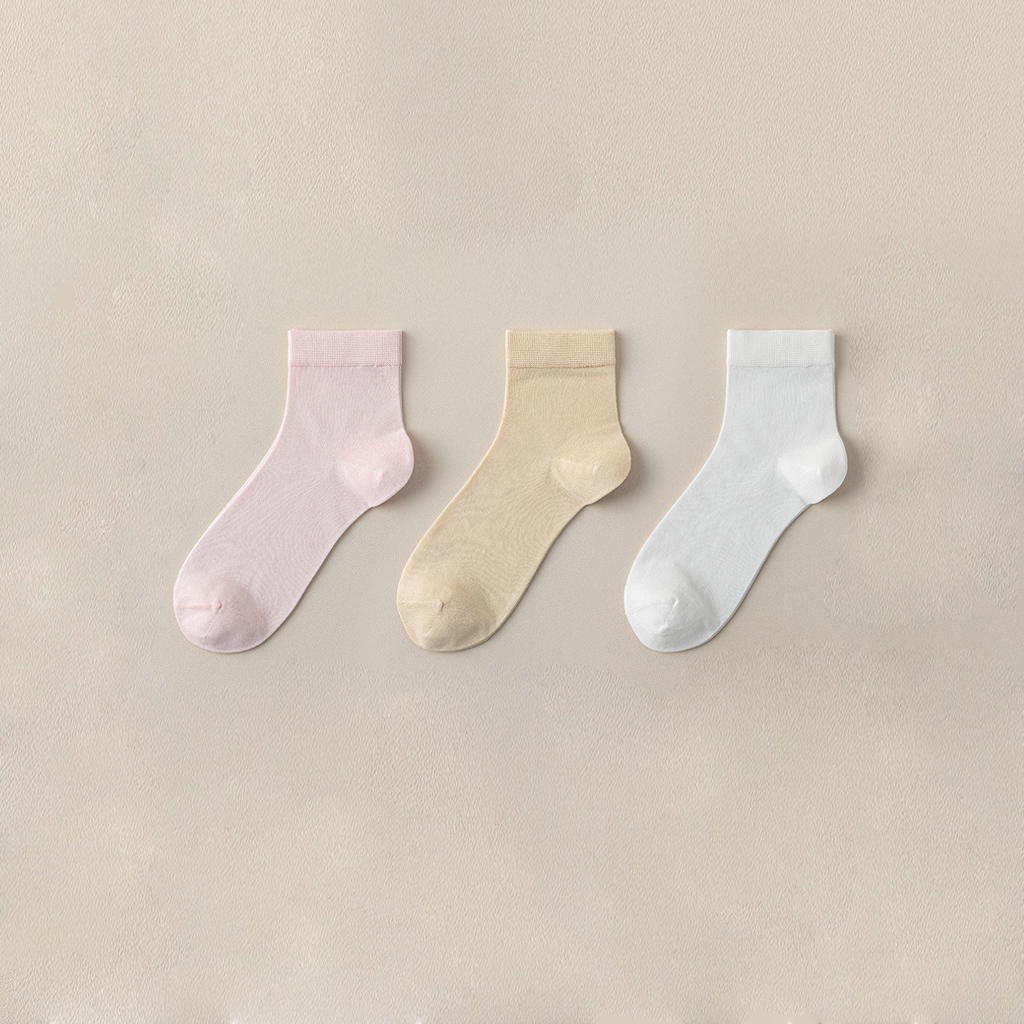 Women's Cozy Socks 3-Pack For Ultra-Soft Home Essentials REAL SILK LIFE