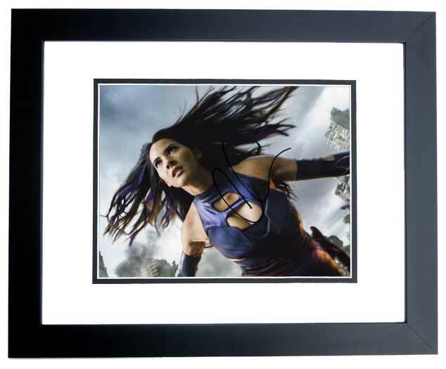 Olivia Munn Signed X-Men: Apocalypse 8x10 inch Photo Poster painting FRAMED - Psylocke Actress