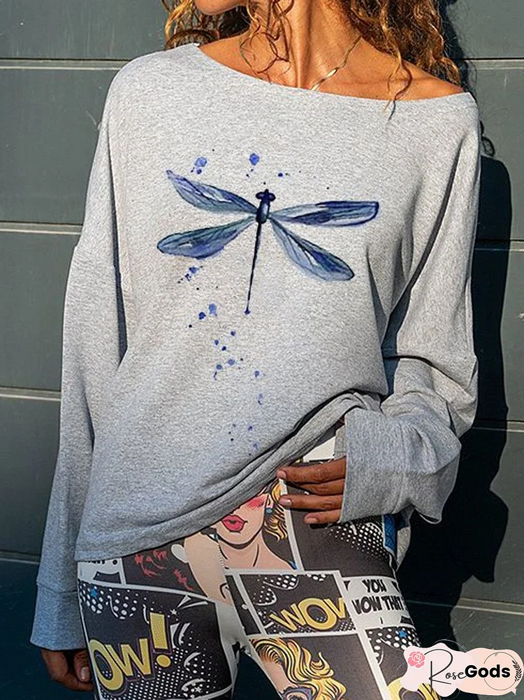 Casual Cotton-Blend Long Sleeve Shirts & Tops