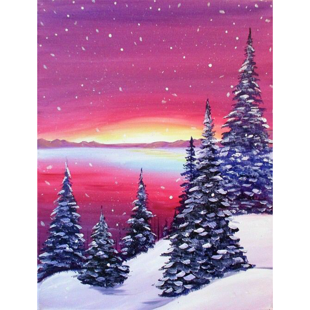 

Sunset Glow Landscape - Round Drill Diamond Painting - 30*40CM, 501 Original
